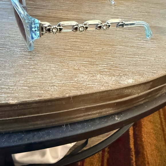 Brighton Clear and light blue Sunglasses with floral case - Picture 3 of 10